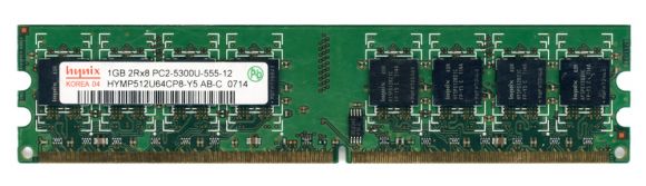 HYNIX HYMP512U64CP8-Y5 1GB DDR2 667MHz non-ECC