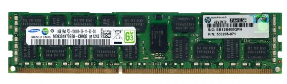 HP 500205-071 8GB DDR3 1333MHz REG ECC M393B1K70EB0-CH9Q2