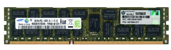 HP 647650-071 8GB DDR3 1333MHz REG ECC M393B1K70DH0-YH9Q8
