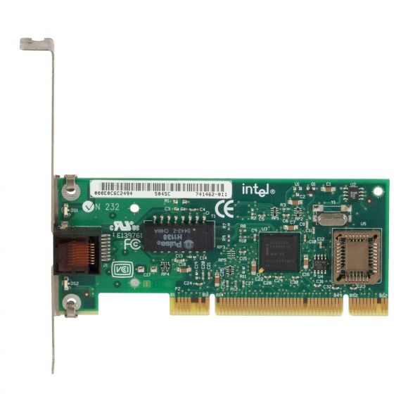 INTEL PRO/100+ 741462-011 NETWORK ADAPTER PCI 1x RJ-45 10/100Base-TX