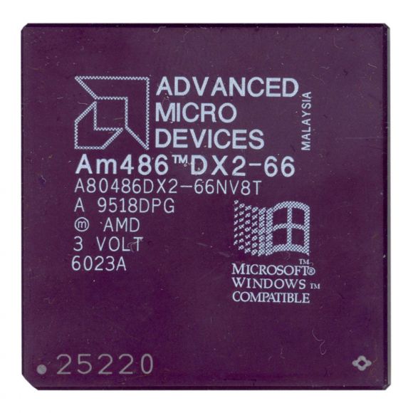 AMD 80486 A80486DX2-66NV8T 66MHz SOCKET 168