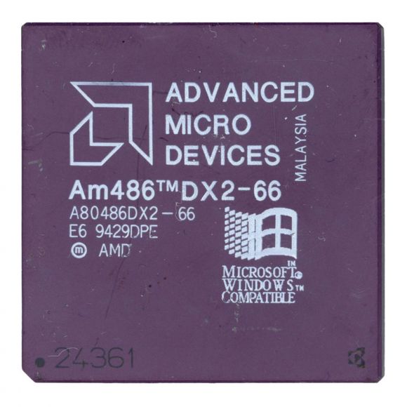 AMD 80486 A80486DX2-66 66MHz SOCKET 168
