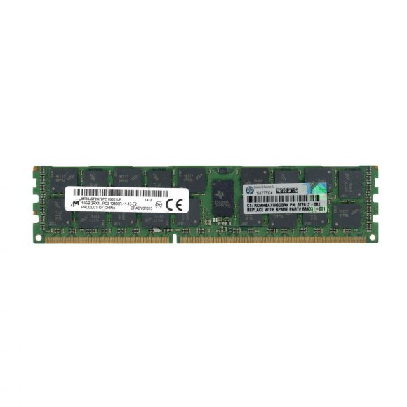HP 672612-081 16GB DDR3 1600MHz ECC MT36JSF2G72PZ-1G6E1LF