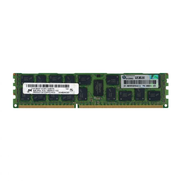 HP 605313-071 8GB DDR3 1333MHz REG ECC MT36KSF1G72PZ-1G4M1FE
