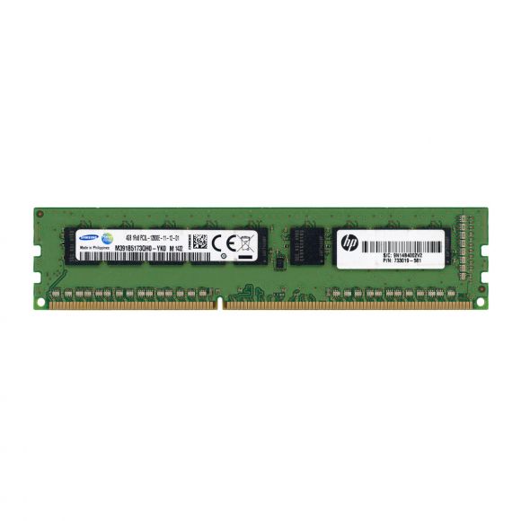 HP 733019-581 4GB DDR3 1600MHz UNBUFFERED ECC M391B5173QH0-YK0