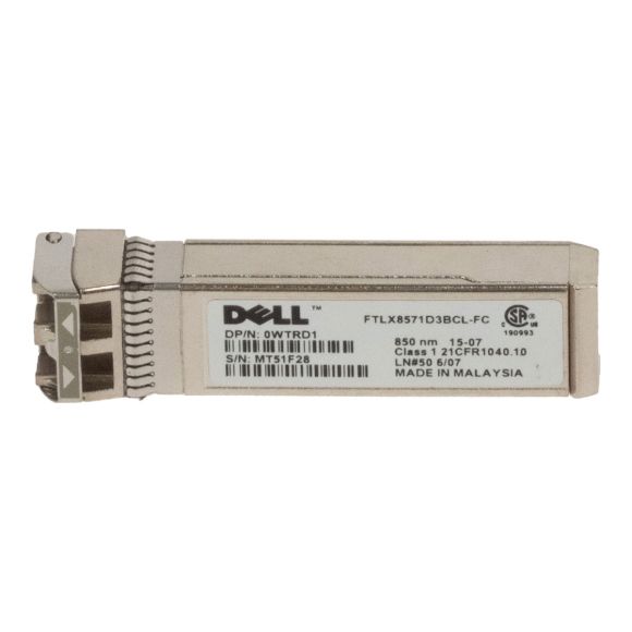 DELL 0WTRD1 10Gb SFP+ SFP-10G-SR FTLX8571D3BCL-FC