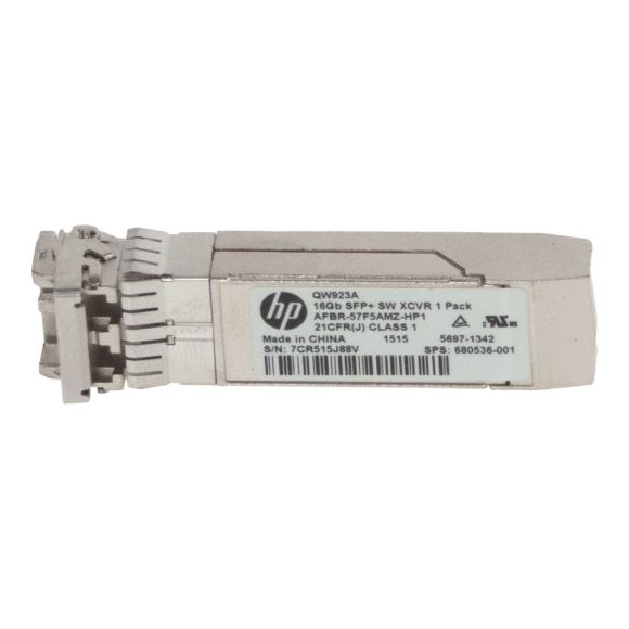 HP 5697-1342 680536-001 16Gb SFP+ SW XCVR QW923A