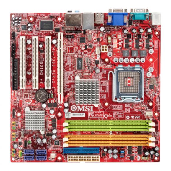 MSI MS-7383 G31M2 v2.1 s.775 DDR2 PCI-E PCI microATX