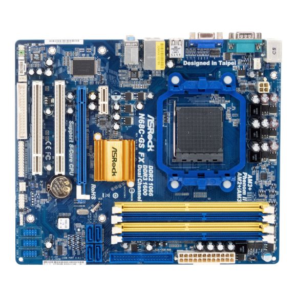 ASROCK N68C-GS FX s.AM3+ DDR3/DDR2 PCI-E PCI microATX