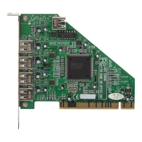KOUWELL KEC 2580N USB 2.0 4+1 PORT CONTROLLER PCI CARD