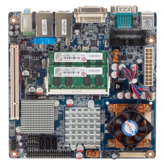 AVALUE EMX-965GME REV 1.1 MINI-ITX + CORE 2 DUO T7500 CPU + 4GB SODIMM
