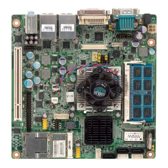 ADVANTECH AIMB-213D REV.A1 ATOM D525 DUAL-CORE 1.8GHz mini-ITX + 4GB DDR3 + WiFi miniPCI card