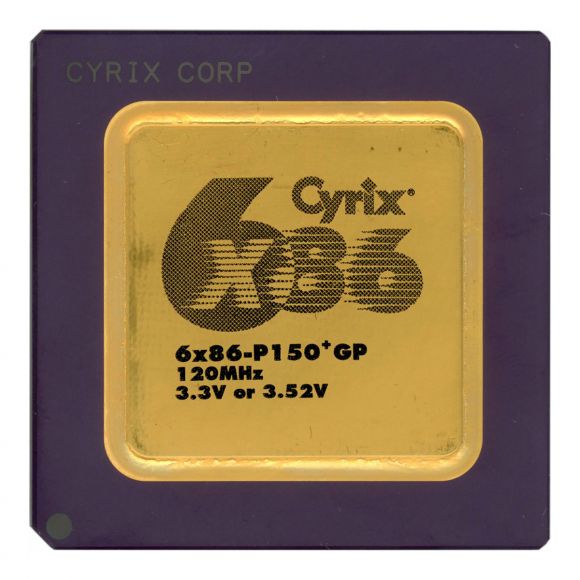 CPU CYRIX 6x86-P150+GP 120MHz SPGA296