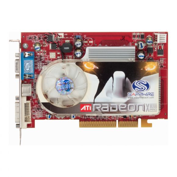 SAPPHIRE ATI RADEON X1600 PRO AGP 512MB DDR2 88-3C85-M3-SA