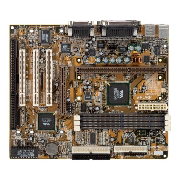 BIOSTAR M6VBE SLOT 1 MOTHERBOARD SDRAM ISA PCI AGP mATX