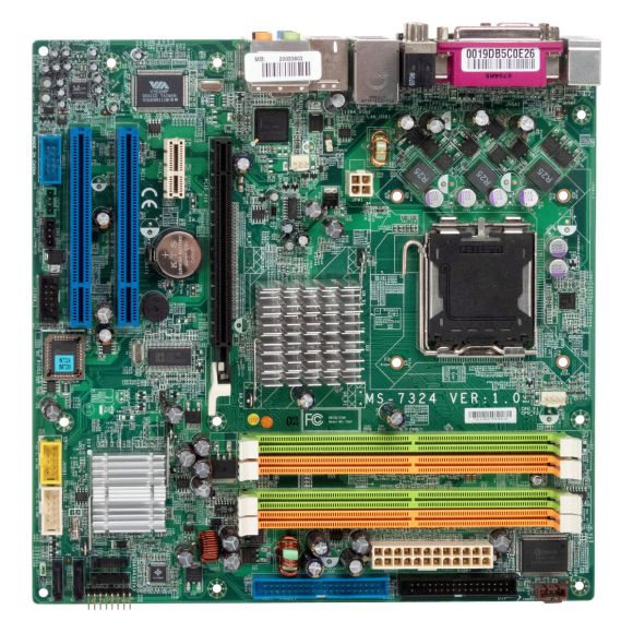 MSI MS-7324 VER:1.0 SOCKET 775 DDR2 PCIe PCI mATX