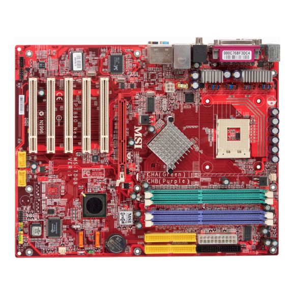 MSI MS-7008 VER:1 PT880 Neo-FISR SOCKET 478 DDR AGP PCI ATX