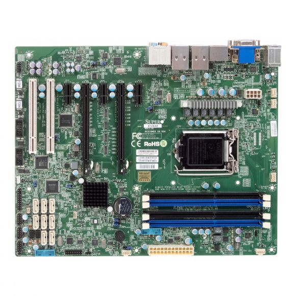 SUPERMICRO X10SAE REV:1.01 LGA1150 DDR3 PCIe PCI ATX SUPERWORKSTATION 5038A-iL