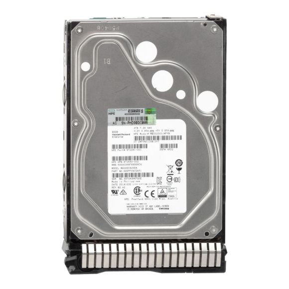 HP MB002000JWFVN 2TB 7.2K RPM SAS 872291-001 872493-002 MG04SCA20EN