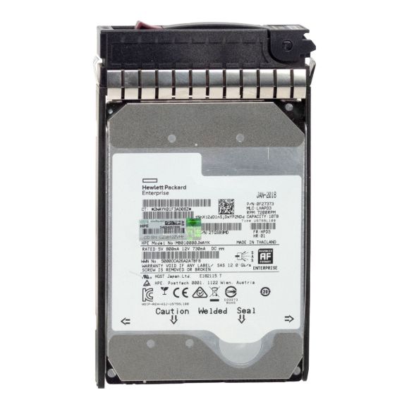 HP MB010000JWAYK 10TB SAS 12Gb 7.2K RPM 869574-001 857642-002 