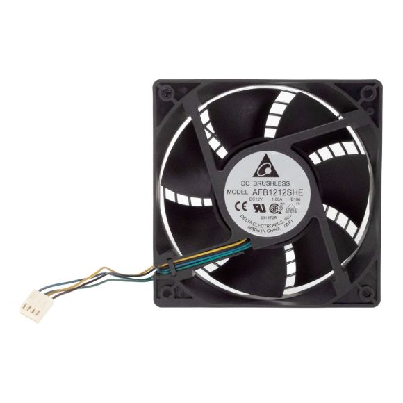 DELTA ELECTRONICS AFB1212SHE B106 4-PIN 12V 1.60A 120x120x38mm