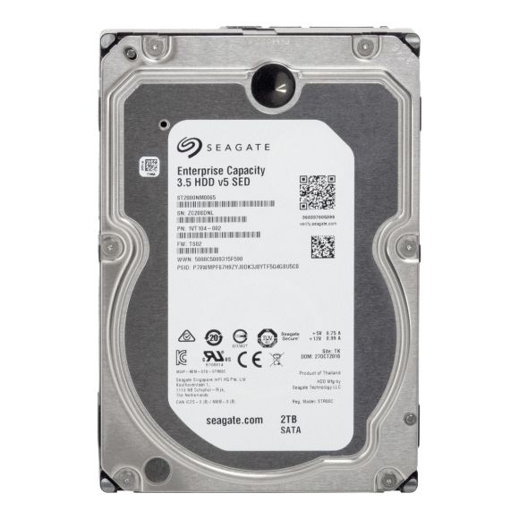 SEAGATE ST2000NM0065 2TB ENTERPRISE SED 7.2K RPM 128MB CACHE SATA 6G