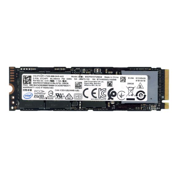 DELL 0TCHPY 256GB TLC PCIe M.2 SSDPEKKF256G8