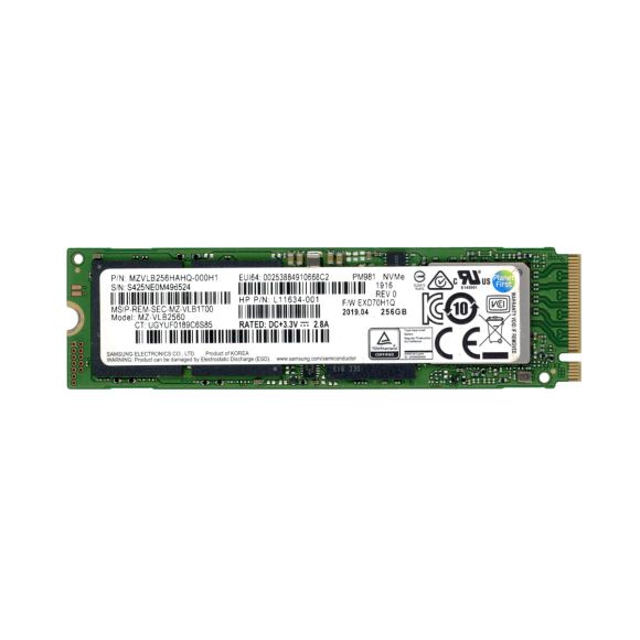 HP L11634-001 256GB TLC PCIe x4 M.2 MZ-VLB2560