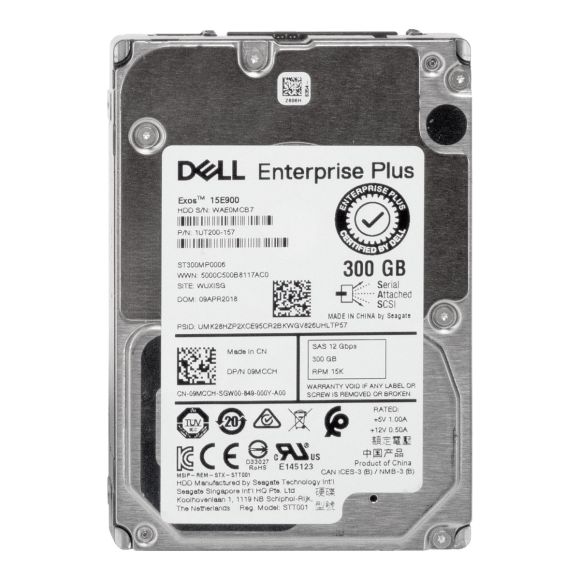 DELL 300GB 09MCCH 15K 256MB SAS-3 2.5'' ST300MP0006