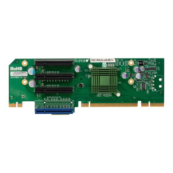 SUPERMICRO RSC-R2UU-UA3E8+ REV 1.01 4x PCIe x8