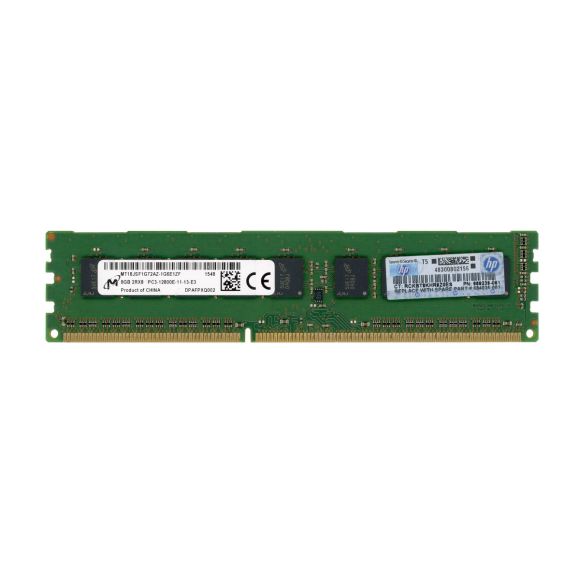 HP 669239-081 8GB DDR3 1600MHz UNBUFFERED ECC MT18JSF1G72AZ-1G6E1ZF