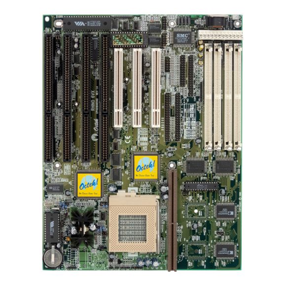 OCTEK RHINO 6VX EP40184R140 REV 1.4 SOCKET 7 SIMM ISA PCI BABY AT