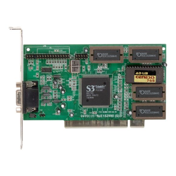 S3 TRIO64V+ 2MB E152990 9111-16-10 PCI