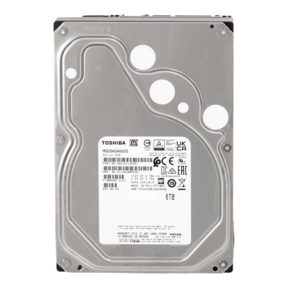 TOSHIBA MG08-D Series 6TB 7.2K 256MB SATA III 3.5'' MG08ADA600E