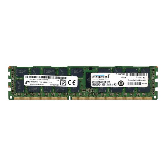 CRUCIAL CT16G3ERSLD4160B.36FN 16GB DDR3 1600MHz REG ECC