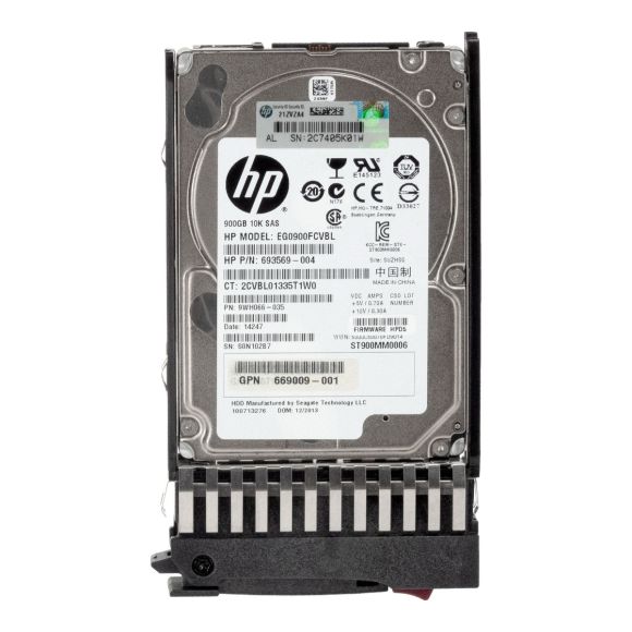 HP 693569-004 665749-001 900GB 10K 64MB SAS-2 2.5" EG0900FCVBL