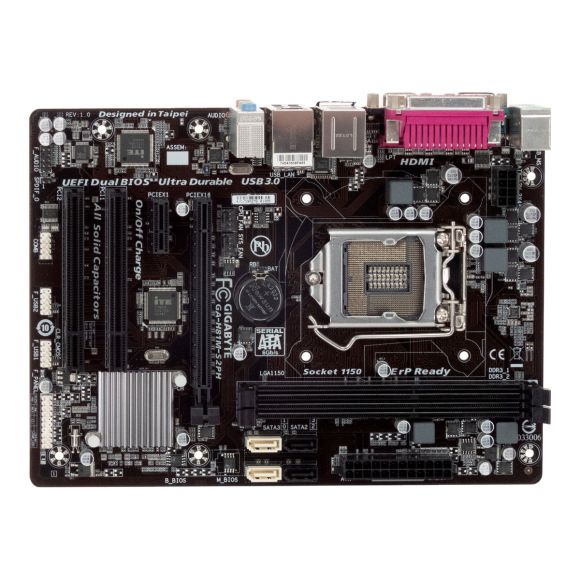 GIGABYTE GA-H81M-S2PH LGA1150 2x DDR3 2x PCIe 2x PCI