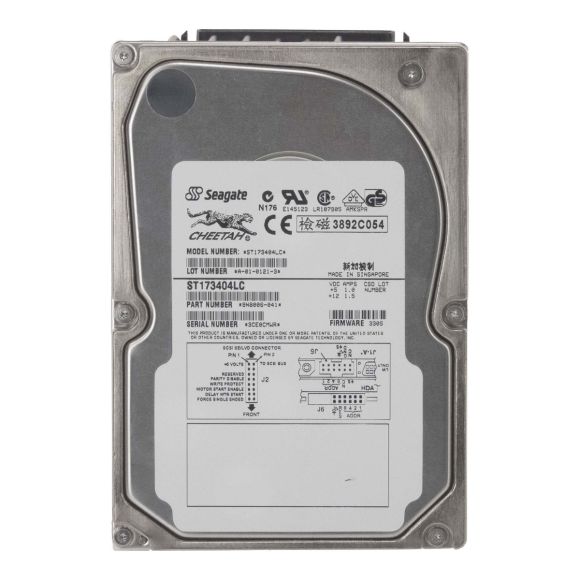 SEAGATE CHEETAH 73.4GB 10K 4MB SCSI U160 3.5'' HH ST173404LC