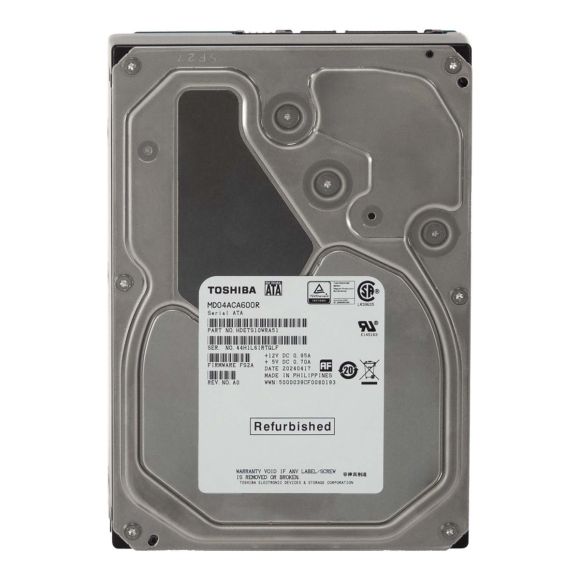 TOSHIBA MD04 6TB 7.2K 128MB SATA III 3.5'' MD04ACA600R