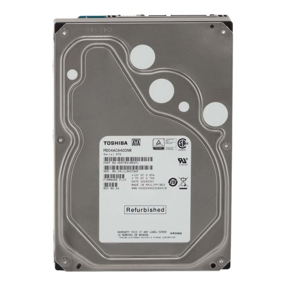 TOSHIBA MD04ACA 4TB 7.2K 128MB SATA III 3.5'' MD04ACA400NR