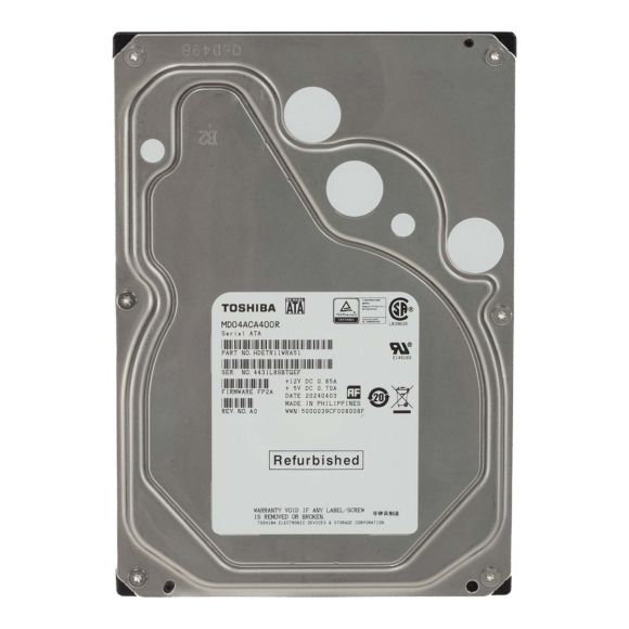 TOSHIBA MD04ACA 4TB 7.2K 128MB SATA III 3.5'' MD04ACA400R