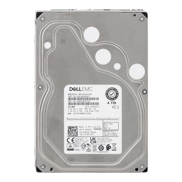 DELL 0FN2YX 4TB 7.2K 256MB SAS-3 3.5'' MG08SDA400NY