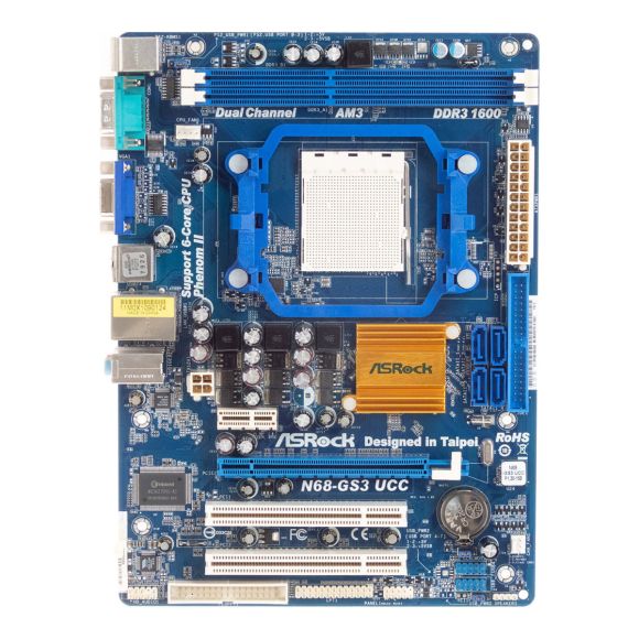 ASROCK N68-GS3 UCC SOCKET AM3 DDR3 PCIe PCI mATX