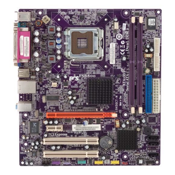 ECS 945GCT-M V:1.0 SOCKET LGA775 DDR2 PCIe PCI mATX