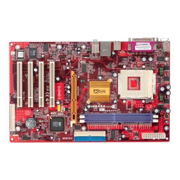 PC CHIPS M848A v5.0 SOCKET 462 2x DDR AGP PCI