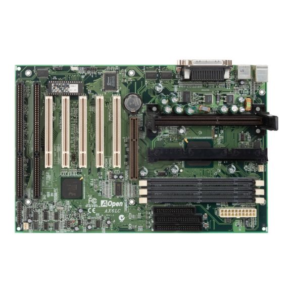 AOPEN AX6LC SLOT1 ISA PCI SDRAM MOTHERBOARD 