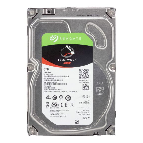 SEAGATE IronWolf NAS 3TB 5.9K 64MB SATA III 3.5'' ST3000VN007