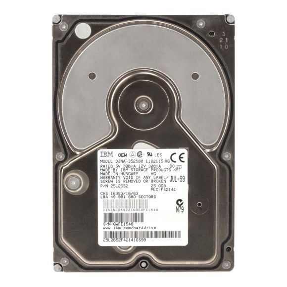 IBM 25L2652 25GB 5.4K 2MB ATA 3.5'' DJNA-352500