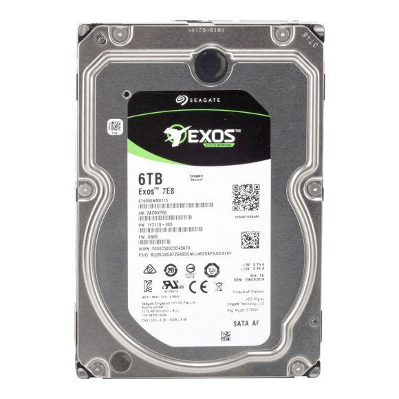 SEAGATE EXOS 7E8 6TB SATA III 7.2K 256MB 3.5'' ST6000NM0115