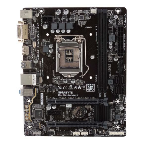 GIGABYTE GA-H110M-D2P LGA1151 DDR4 PCIe mATX